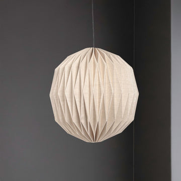 Vaughn 15.75" Modern Vintage Orb Honeycomb Shade LED Pendant Light